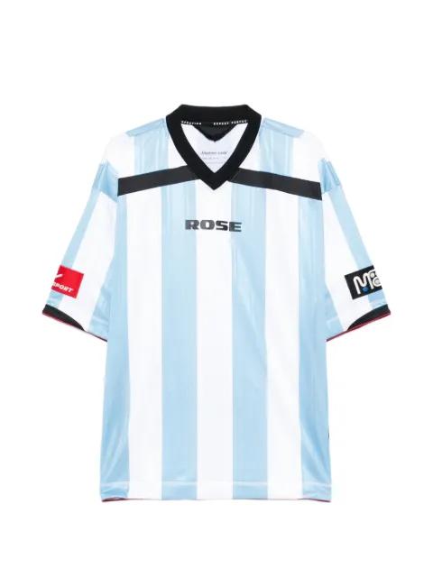 striped football T-shirt by MARTINE ROSE