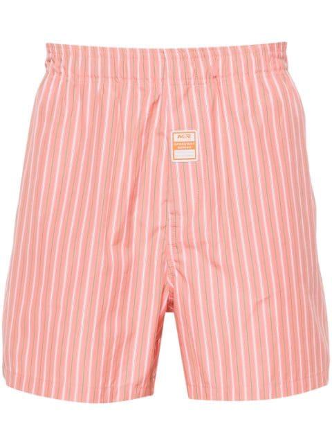 striped mid-rise deck shorts by MARTINE ROSE