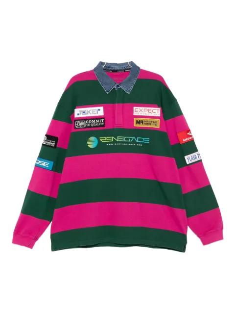 striped rugby polo shirt by MARTINE ROSE