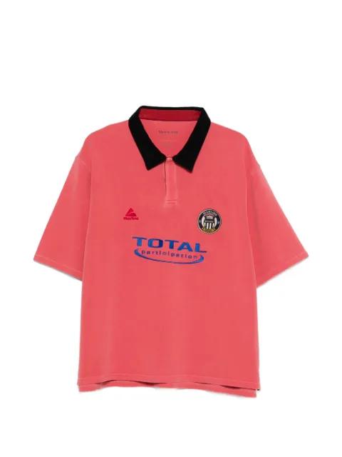 washed logo polo shirt by MARTINE ROSE
