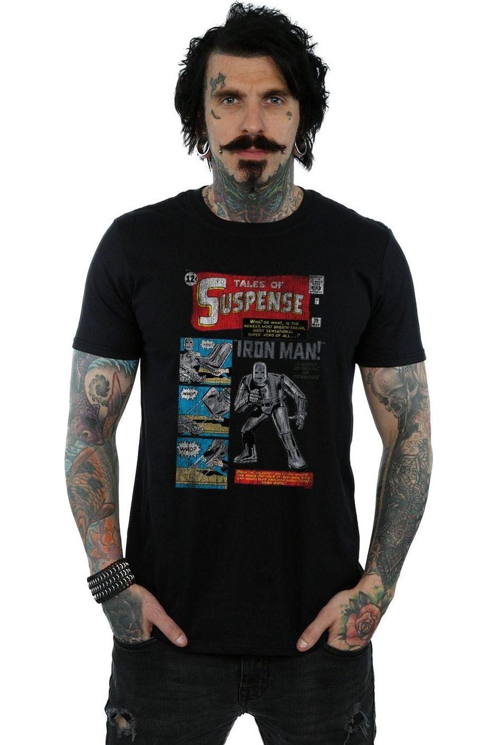 Iron Man Distressed Tales Of Suspense T-Shirt by MARVEL Iron Man Distressed Tales Of Suspense T-Shirt by MARVEL