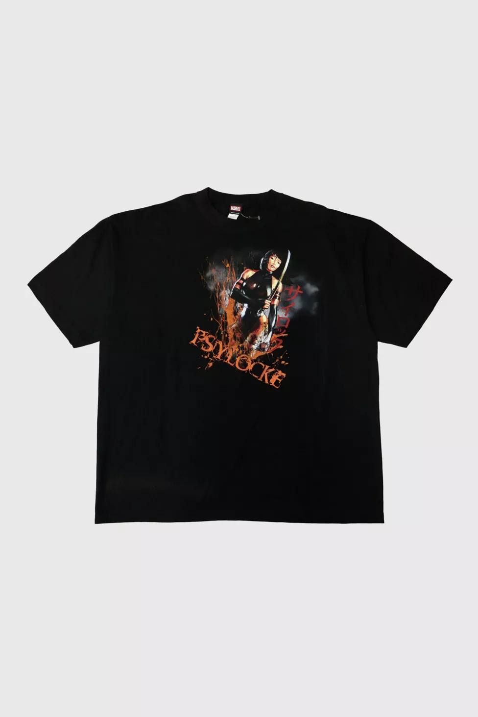 Vintage 2007 Marvel Mad Engine Psylocke Graphic T-Shirt 001 by MARVEL