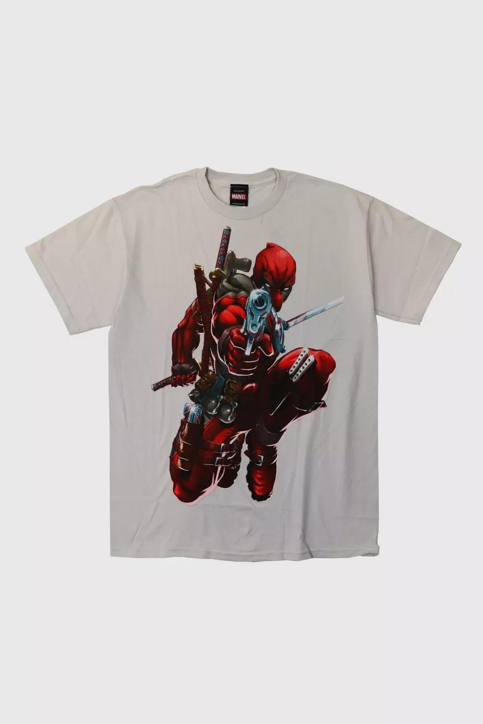 Vintage 2011 Marvel Mad Engine Deadpool Graphic T-Shirt 001 by MARVEL