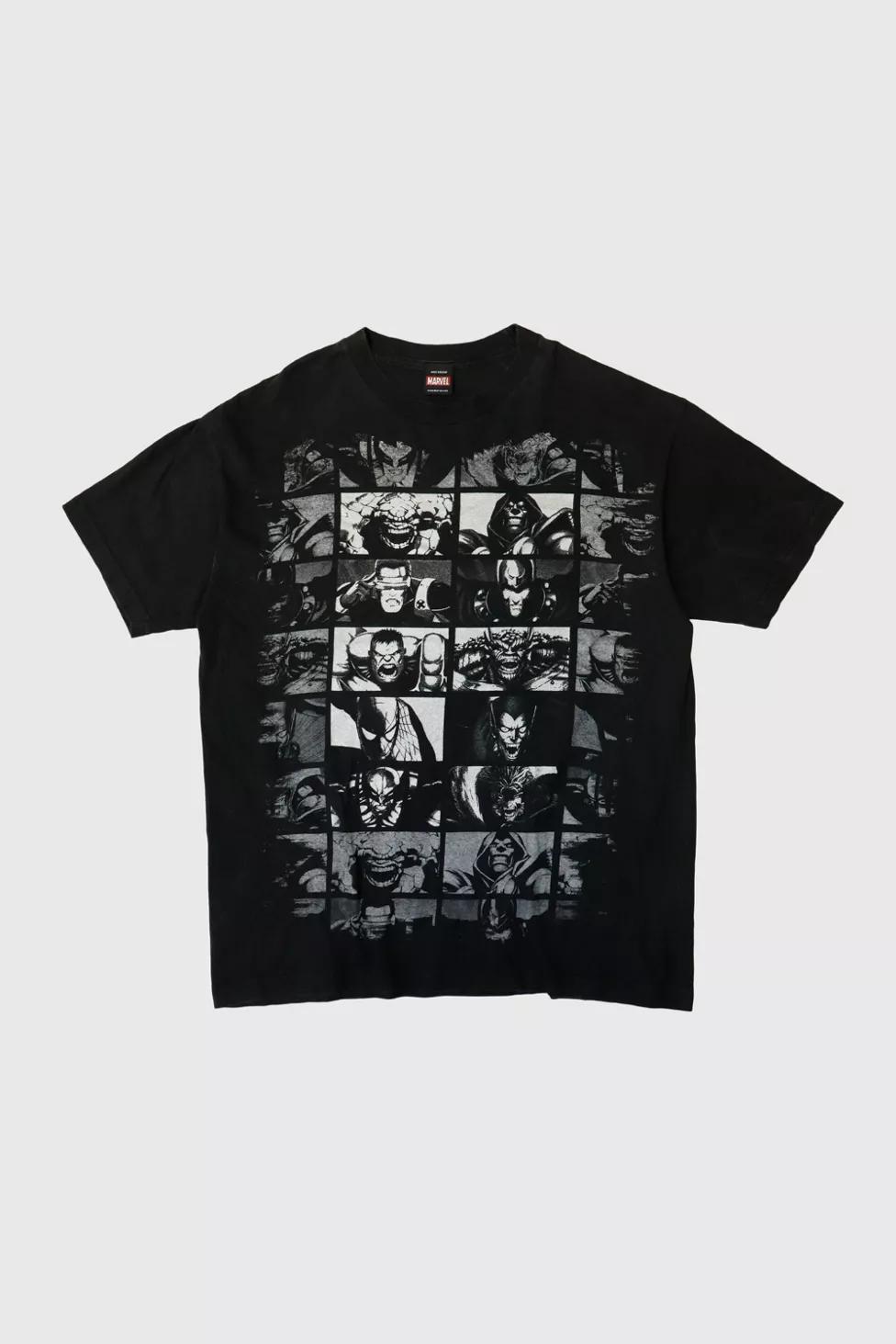 Vintage Marvel Mad Engine Comic Characters Graphic T-Shirt by MARVEL