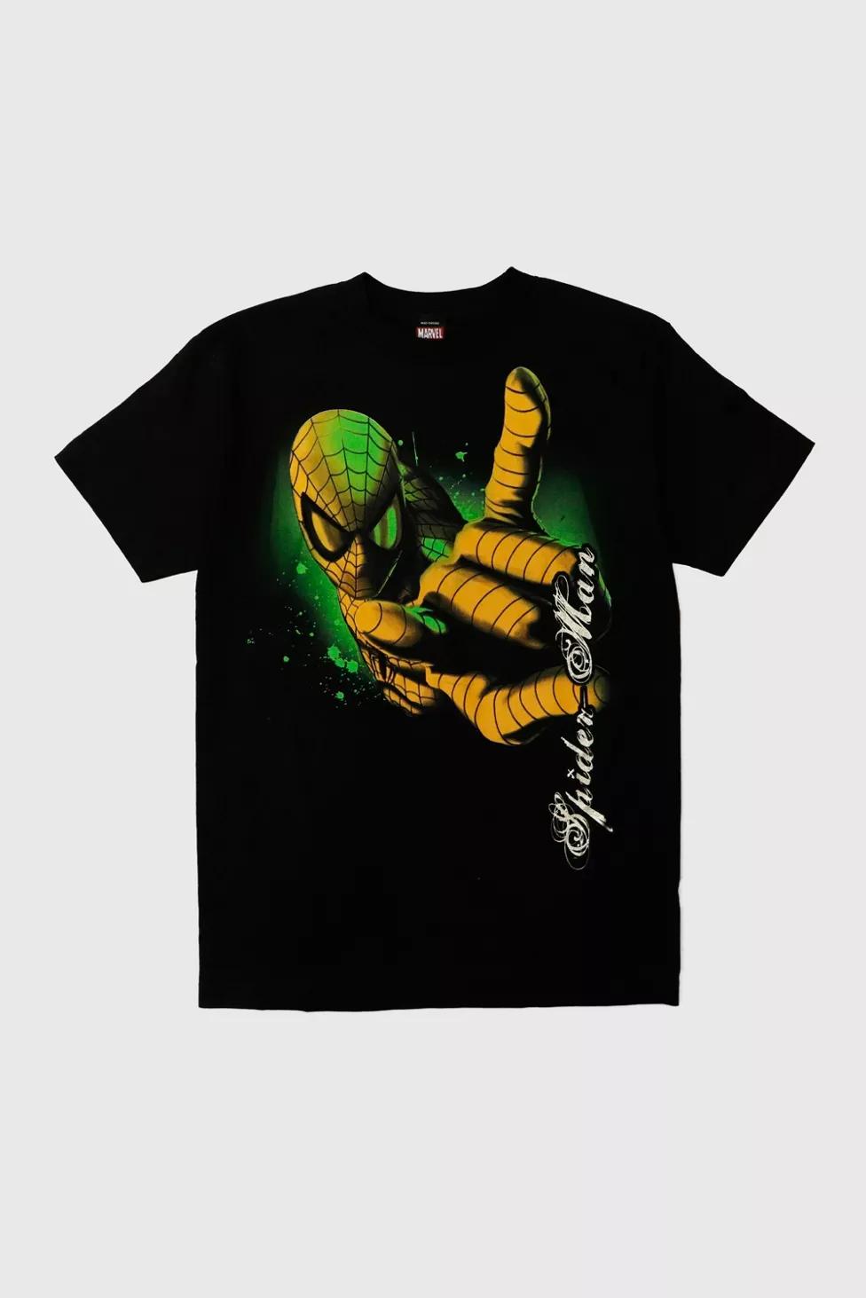 Vintage Marvel Mad Engine Spider-Man Graphic T-Shirt by MARVEL
