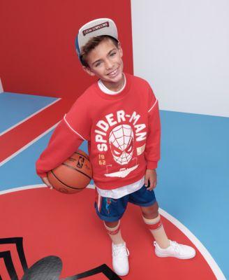 Kids Spider-Man Fleece Sweatshirt by MARVEL | NBA | MACY'S