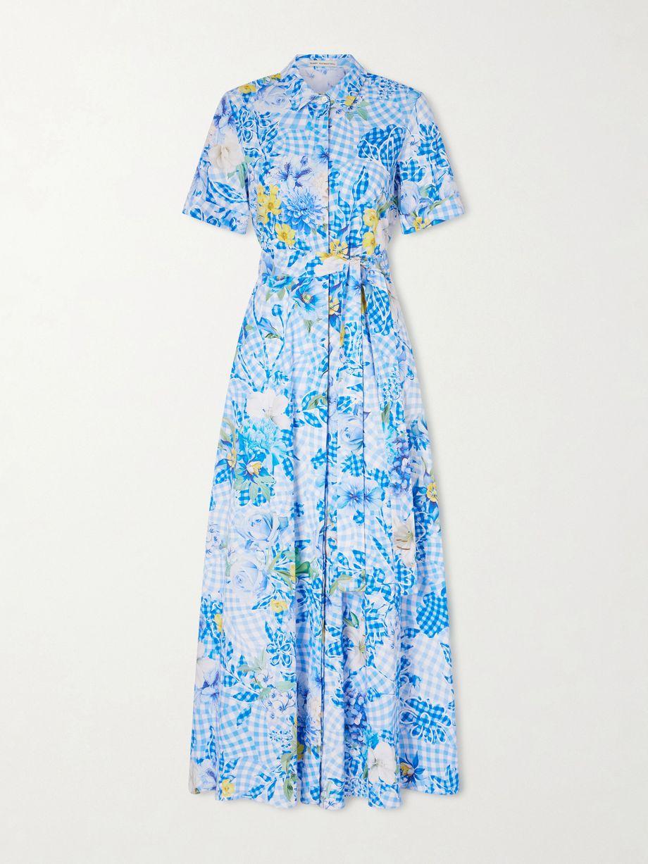 Floral cotton-blend maxi dress by MARY KATRANTZOU