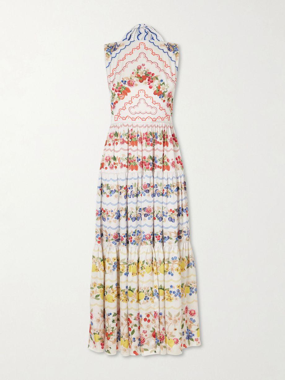 Sophia floral-print woven maxi dress by MARY KATRANTZOU