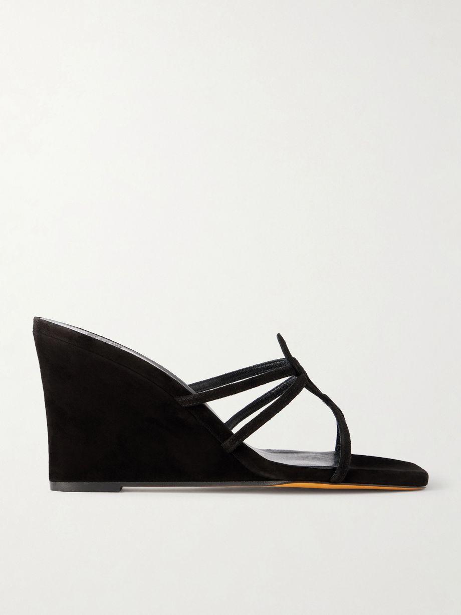 70 Opera suede wedge sandals by MARYAM NASSIR ZADEH