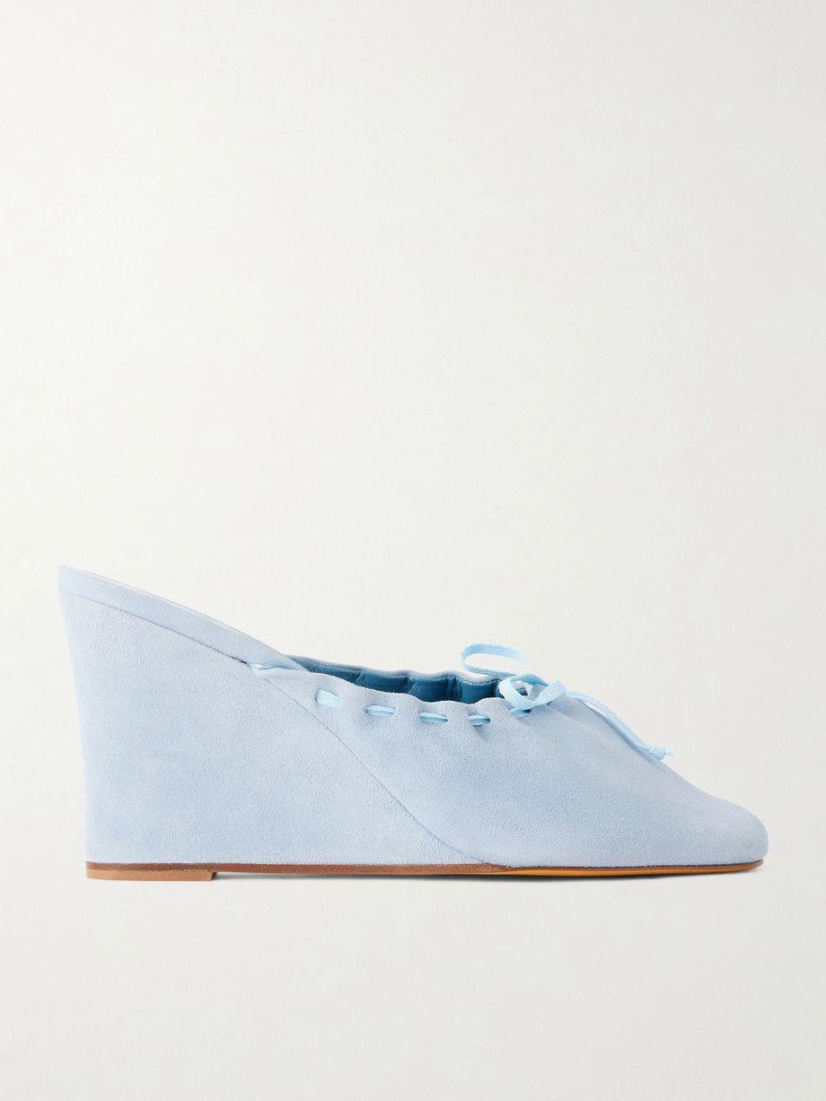 95 suede ballet wedges by MARYAM NASSIR ZADEH