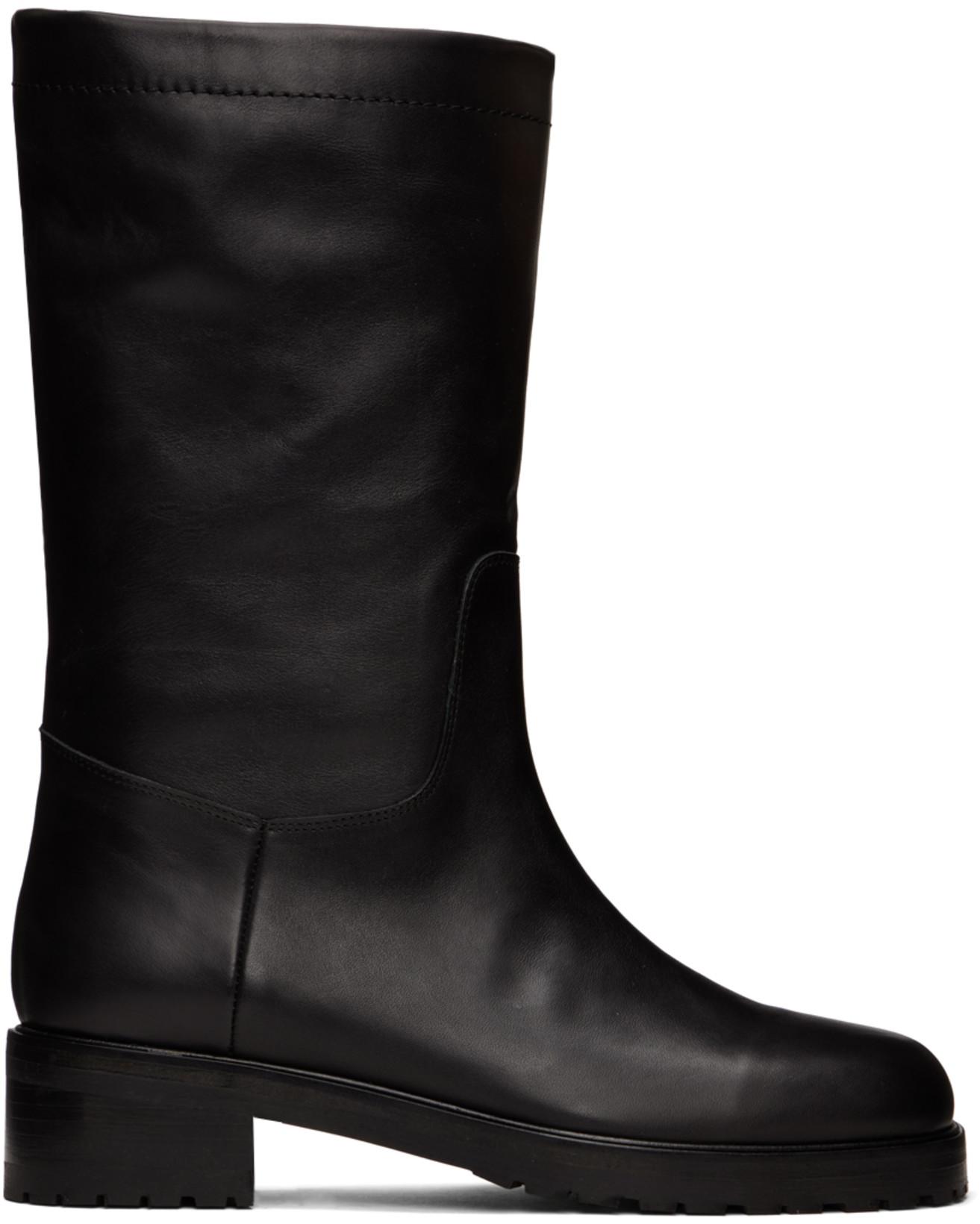 Black Belmont Boots by MARYAM NASSIR ZADEH