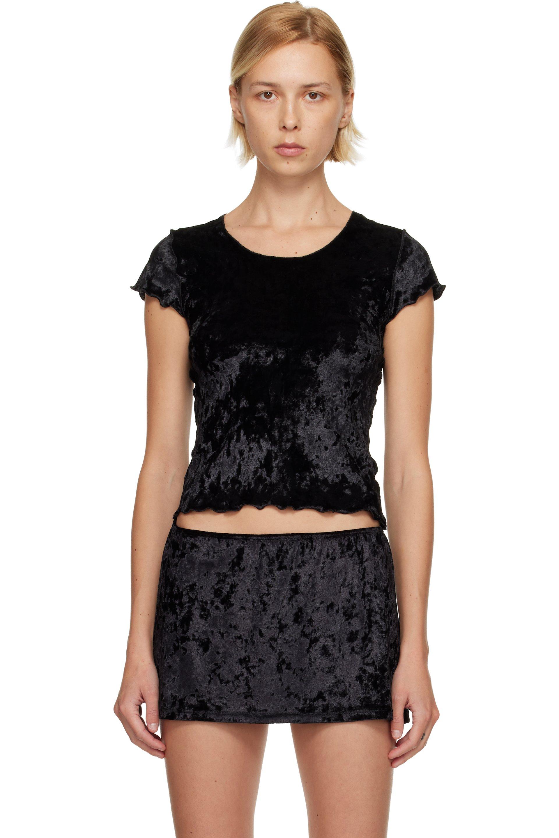 Black Isla T-shirt by MARYAM NASSIR ZADEH