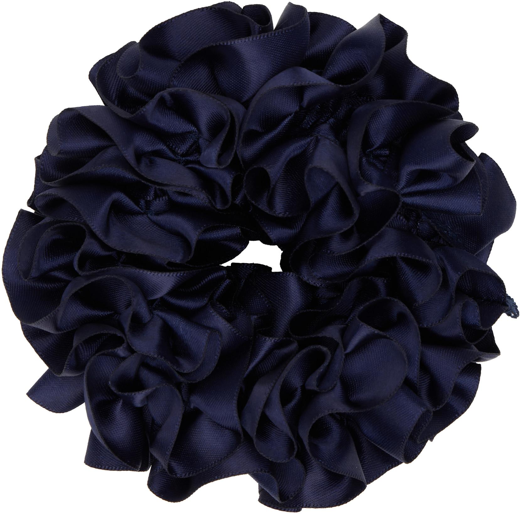 Navy Carnation Scrunchie by MARYAM NASSIR ZADEH