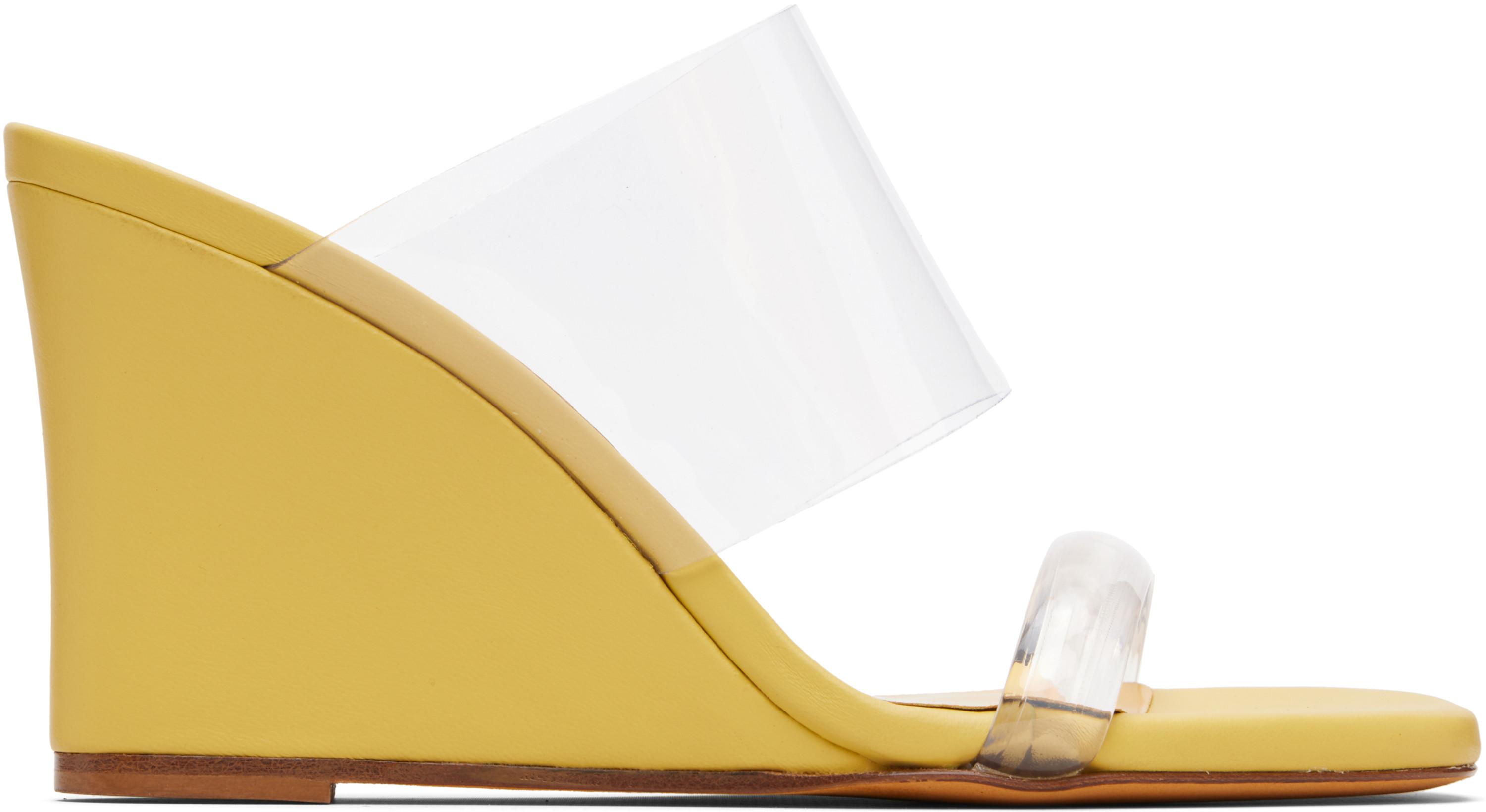 SSENSE Exclusive Brown Olympia Wedge Heeled Sandals by MARYAM NASSIR ZADEH