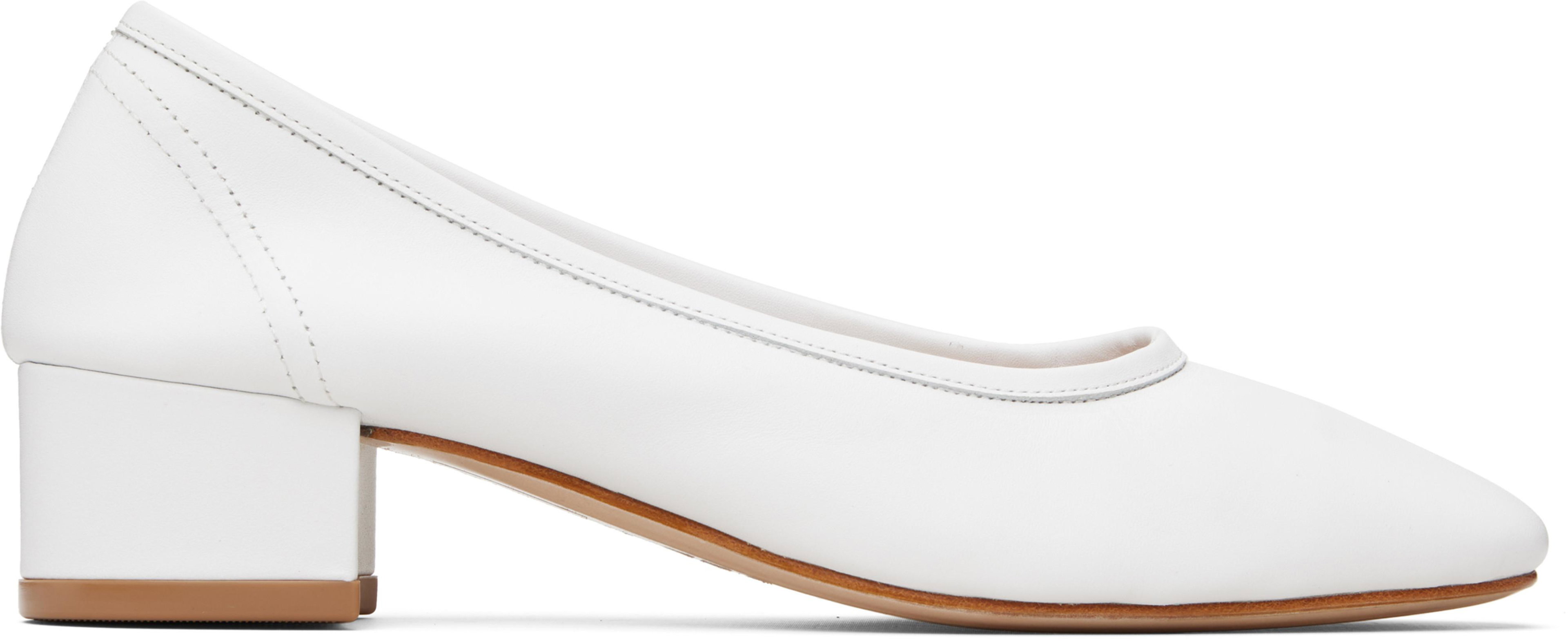 White Roberta Heels by MARYAM NASSIR ZADEH