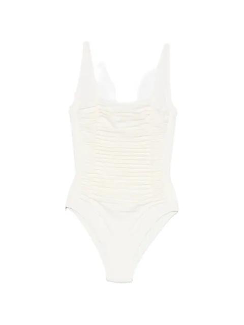 ruched-detail swimsuit by MARYAN MEHLHORN