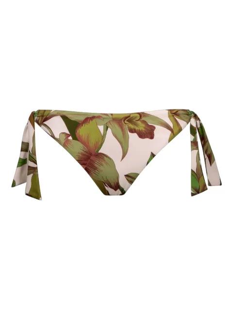 tie-side floral-print bikini bottom by MARYAN MEHLHORN