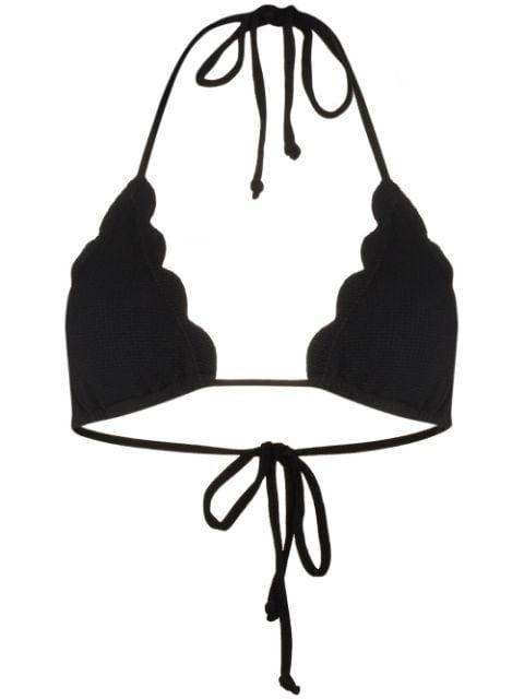 Broadway halterneck scallop top by MARYSIA