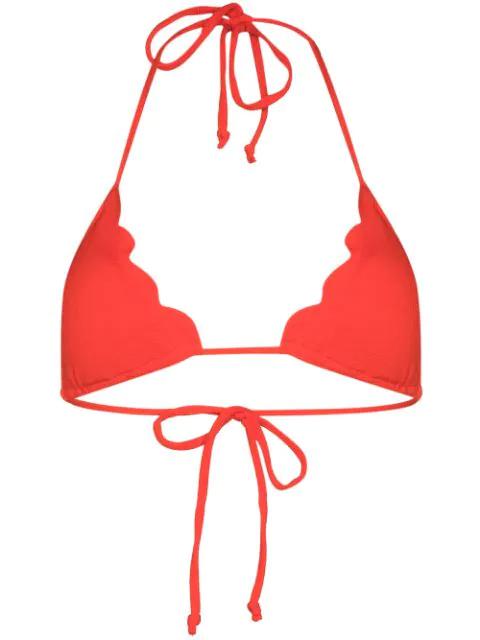 Broadway scalloped bikini top by MARYSIA