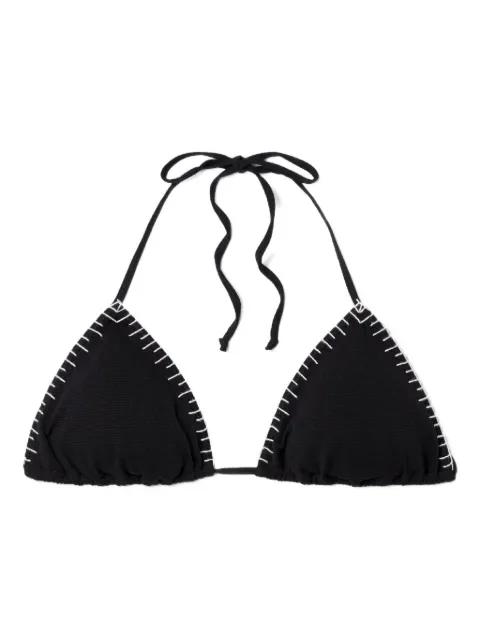 Sole triangle bikini top by MARYSIA