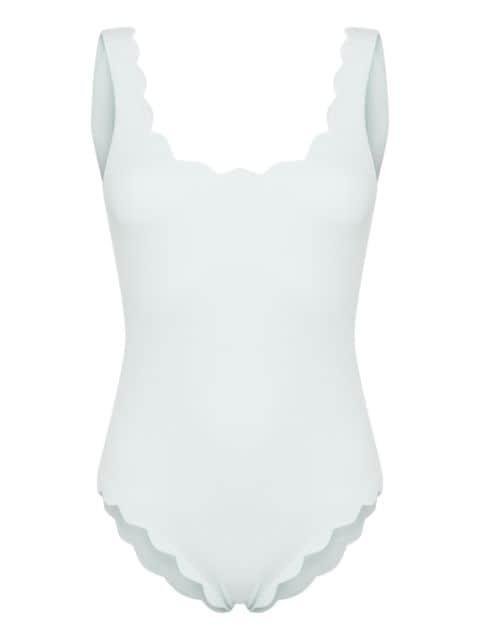 scalloped textured one-piece by MARYSIA