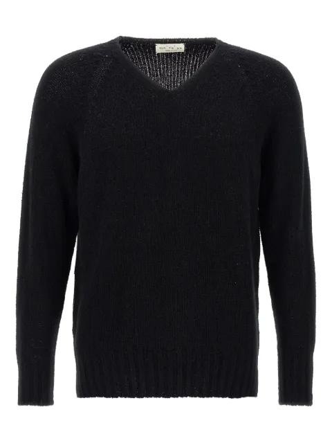 V-neck bouclé sweater by MA'RY'YA