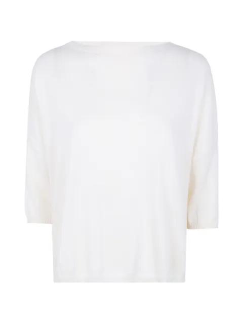 boat-neck sweater by MA'RY'YA