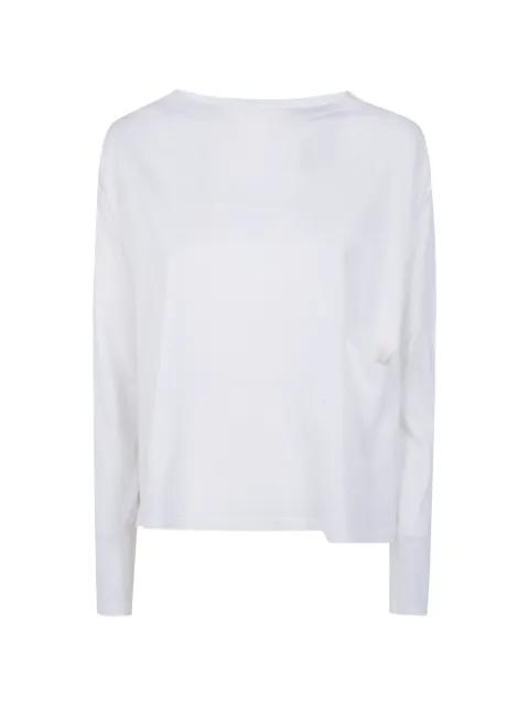 draped-pocket long-sleeve T-shirt by MA'RY'YA