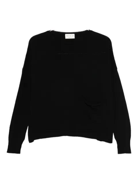 patch-pocket sweater by MA'RY'YA