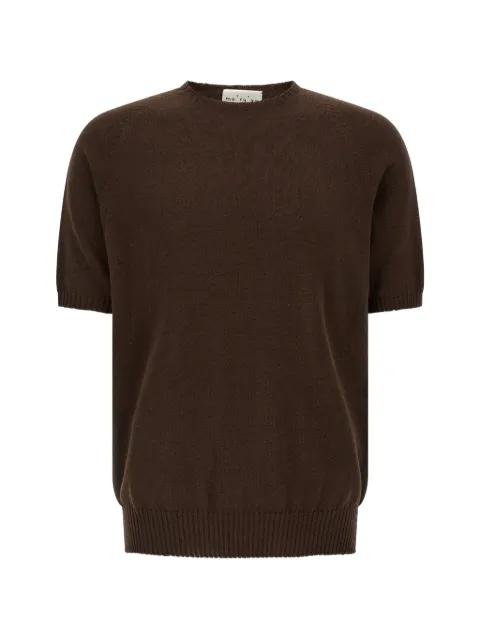 ribbed short-sleeve T-shirt by MA'RY'YA