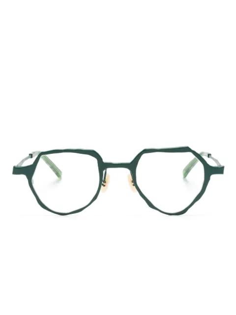 geometric-frame glasses by MASAHIRO MARUYAMA