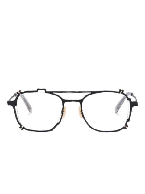 MM-0080 No.1 asymmetric-frame glasses by MASAHIROMARUYAMA