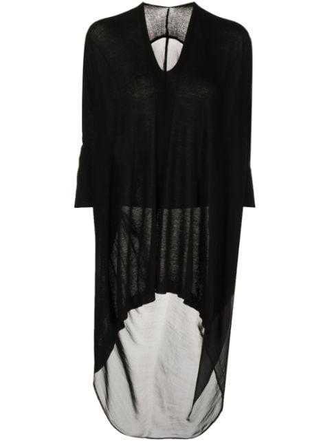 V-neck long-sleeve blouse by MASNADA