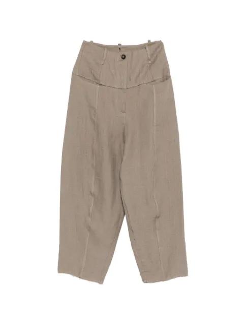 belt-loop pocket trousers by MASNADA