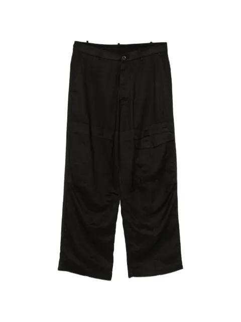 buttoned cargo trousers by MASNADA