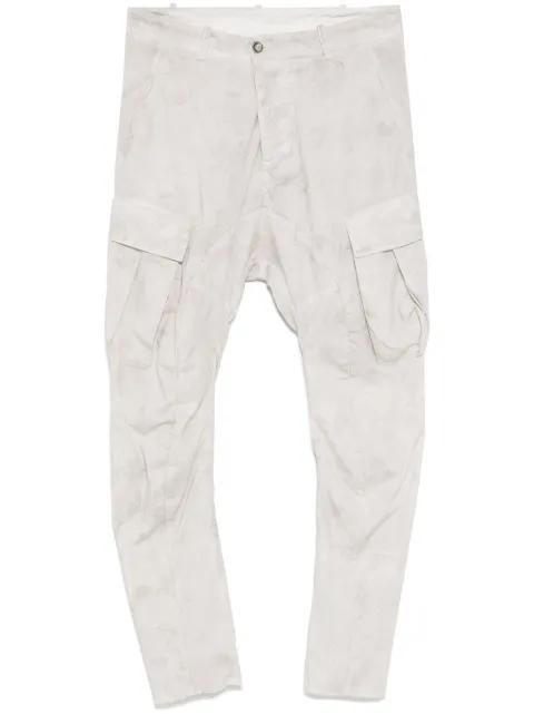 cargo drop-crotch trousers by MASNADA