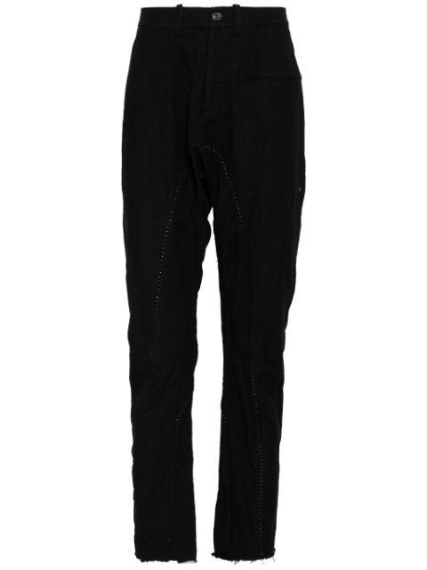 drop-crotch trousers by MASNADA