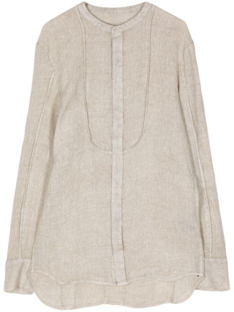 linen longline shirt by MASNADA