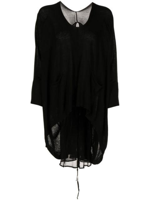 semi-sheer cotton tunic by MASNADA