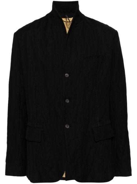 stand-up collar blazer by MASNADA