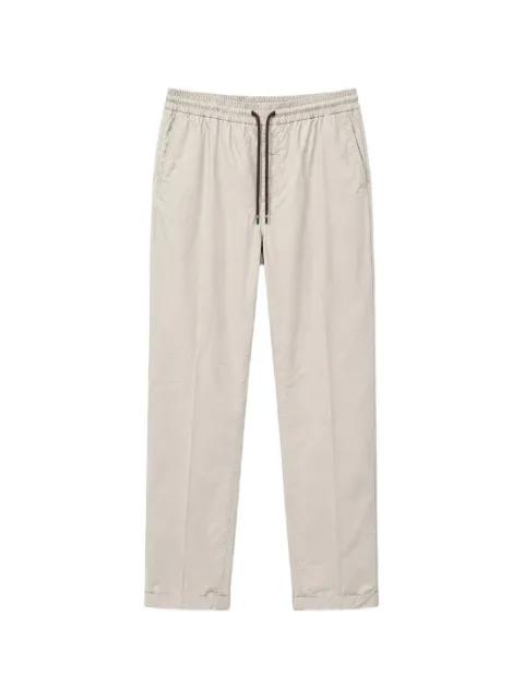drawstring-waistband pressed-crease trousers by MASON'S
