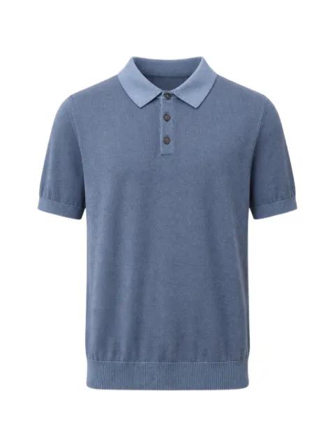 short-sleeve knitted polo shirt by MASQ