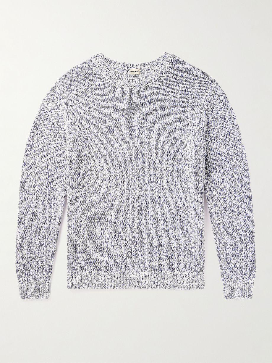 Achille Ribbed Cotton Sweater by MASSIMO ALBA
