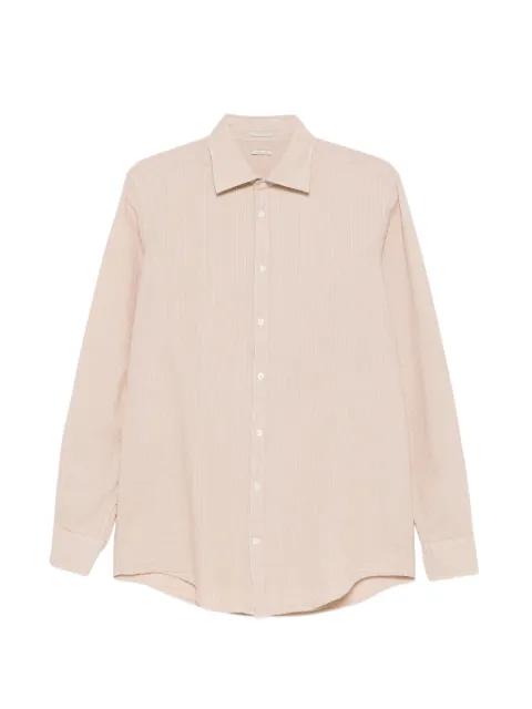 Genova seersucker striped shirt by MASSIMO ALBA