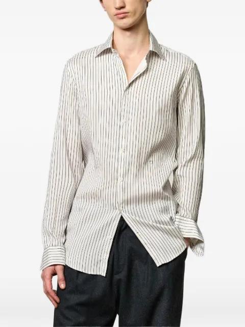 Genova vertical-stripe shirt by MASSIMO ALBA