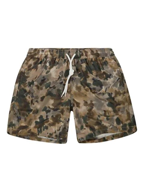 camouflage drawstring swim shorts by MASSIMO ALBA