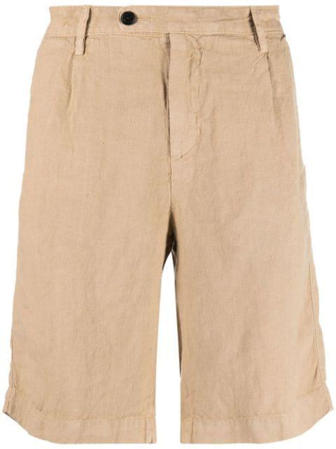 mid-rise cotton shorts by MASSIMO ALBA