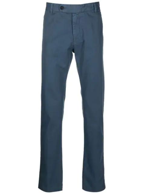 off-centre button chinos by MASSIMO ALBA