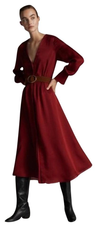 Massimo Dutti A Line Long Casual Maxi Dress by MASSIMO DUTTI