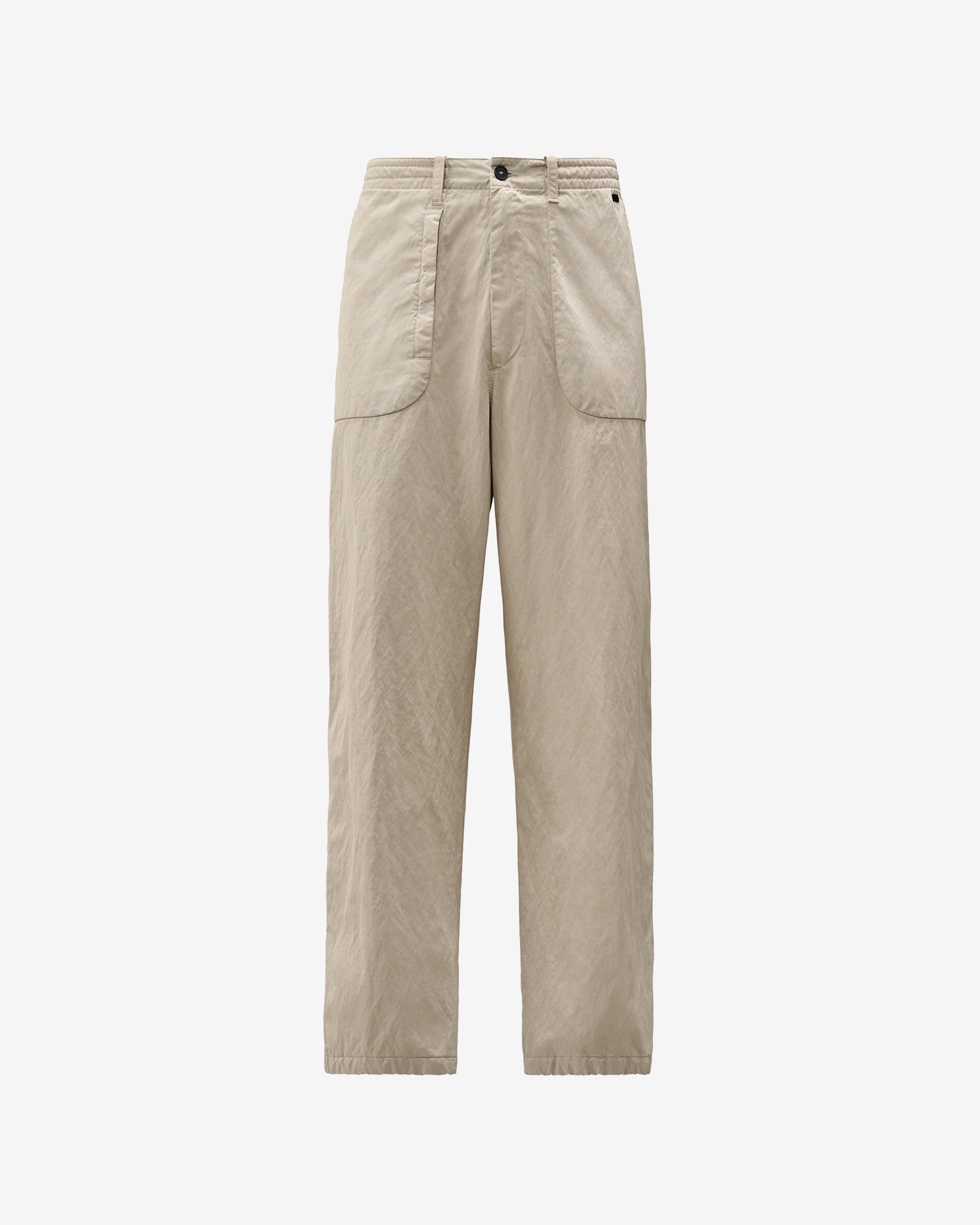 Massimo Osti - Men's Elastic Pants - (Tan) by MASSIMO OSTI